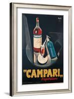 Poster Advertising Campari Laperitivo-Marcello Nizzoli-Framed Giclee Print
