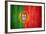 Flag Of Portugal-Miro Novak-Framed Art Print