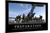 Preparation: Inspirational Quote and Motivational Poster-null-Mounted Photographic Print