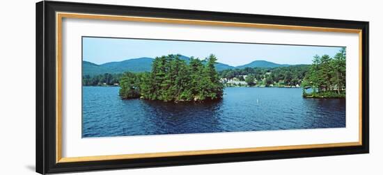 View from the Minne Ha Ha Steamboat, Lake George, New York State, USA-null-Framed Photographic Print