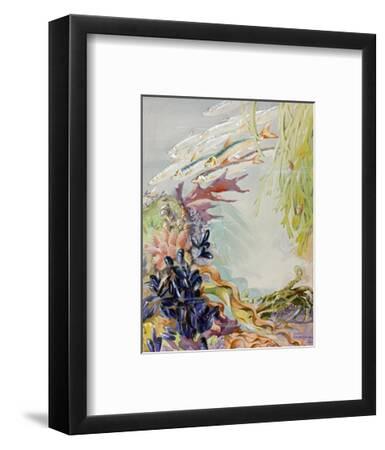 A Painting Of A Maine Sea Life Scene Surrounding A Sunken Ship Giclee Print By Else Bostelmann Art Com