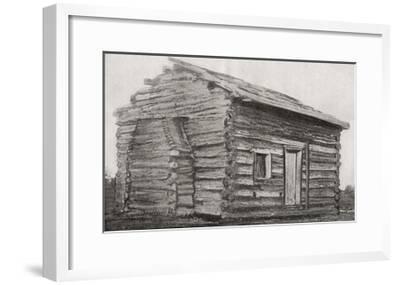 One Room One Window Dirt Floor Log Cabin At Sinking Spring Farm Hardin County Kentucky America Giclee Print By Art Com