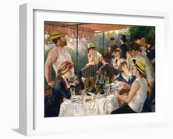 Luncheon of the Boating Party-Pierre-Auguste Renoir-Framed Giclee Print