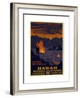 Hawaii National Park-null-Framed Giclee Print