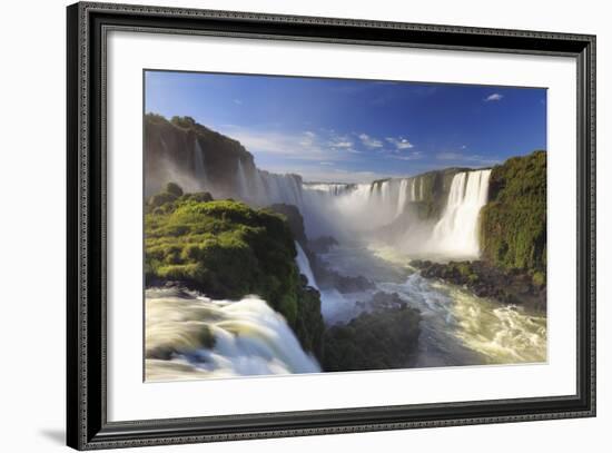 Brazil, Iguassu Falls National Park (Cataratas Do Iguacu), Devil's Throat (Garganta Do Diabo)-Michele Falzone-Framed Photographic Print