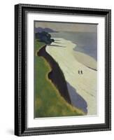 La Falaise De La Greve Blanche, 1913-Felix Vallotton-Framed Giclee Print