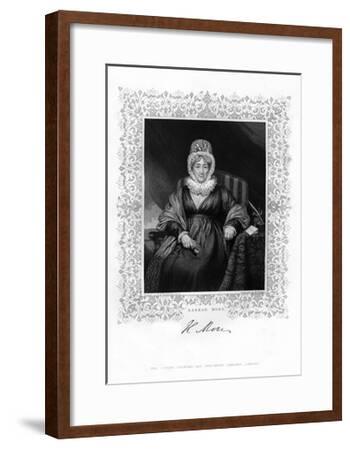 Hannah More English Religious Writer And Philanthropist 19th Century Giclee Print By William Finden Artcom - 