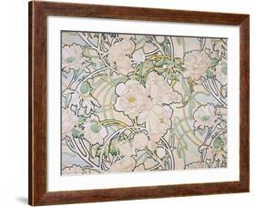 Peonies, 1897-Alphonse Mucha-Framed Giclee Print