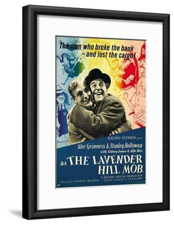The Lavender hill Mob Vintage Ealing Comedy advertising poster reproduction.