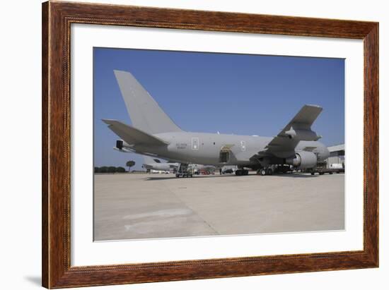 Italian Air Force Kc-767A Tanker Planes at Pratica Di Mare Air Base, Italy-Stocktrek Images-Framed Photographic Print