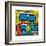 Untitled Pop Art-Keith Haring-Framed Giclee Print