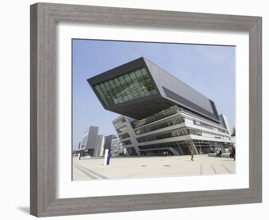 Library and Learning Centre, Designed by Zaha Hadid, University of Economics and Business-Jean Brooks-Framed Photographic Print