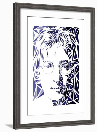 John Lennon-Cristian Mielu-Framed Art Print