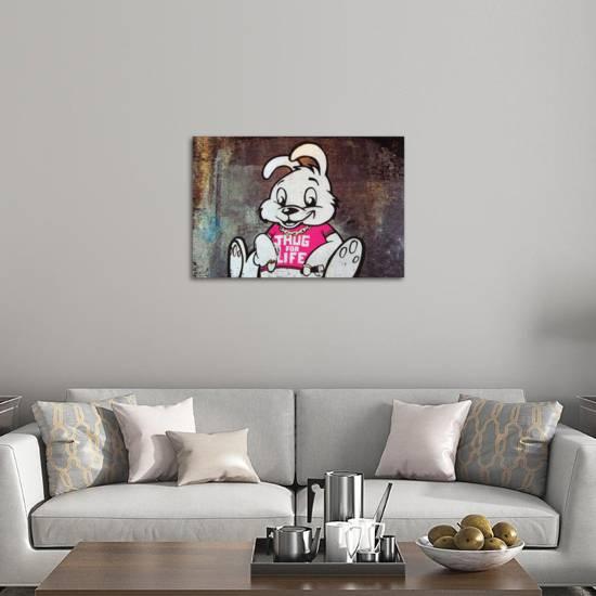 'Thug For Life Bunny Rabbit Graffiti' Prints | AllPosters.com