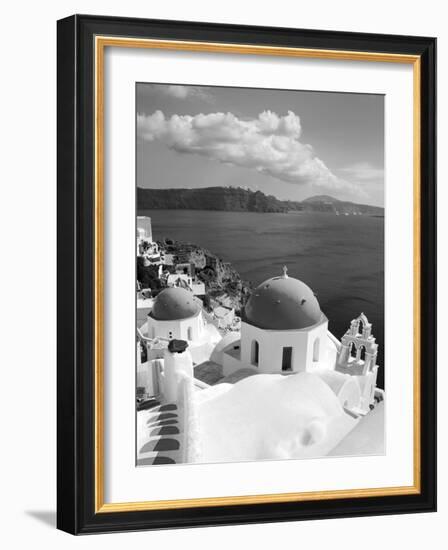 Greek Orthodox Church in Oia Village, Santorini Island, Cyclades, Greek Islands, Greece, Europe-Richard Cummins-Framed Photographic Print