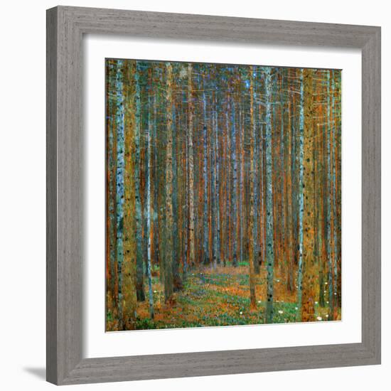 Tannenwald (Pine Forest), c.1902-Gustav Klimt-Framed Art Print