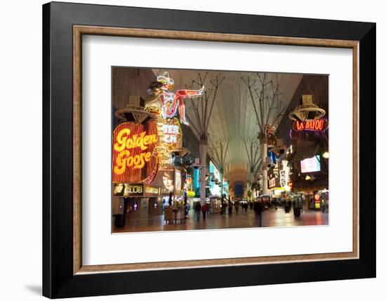 Fremont Street Experience Las Vegas, Nevada, USA-Michael DeFreitas-Framed Photographic Print