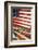 Baseball Bats Made into a Us Flag, Cooperstown, New York, USA-Cindy Miller Hopkins-Framed Photographic Print