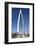 Keeper of the Plains Footbridge, Arkansas River, Wichita, Kansas, USA-Walter Bibikow-Framed Photographic Print