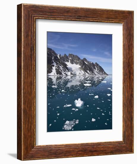 Fugle Fjord, Spitsbergen Island, Arctic, Norway, Europe-James Hager-Framed Photographic Print