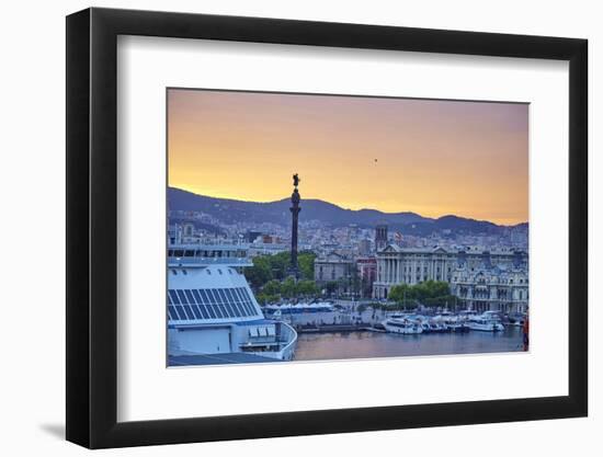Barcelona Marina, Barcelona, Catalonia, Spain-Mark Mawson-Framed Photographic Print