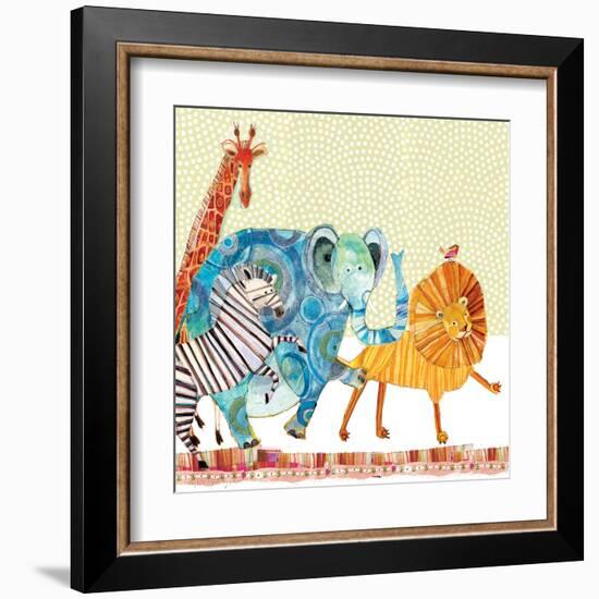 Safari Parade-Robbin Rawlings-Framed Art Print