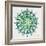 Mandala in Green-Cat Coquillette-Framed Giclee Print