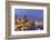 USA, Washington, Seattle. Night Time Skyline from Pier 66-Brent Bergherm-Framed Photographic Print