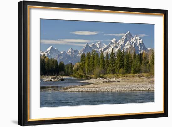Pacific Creek, Moran Junction, Grand Teton National Park, Wyoming, USA-Michel Hersen-Framed Photographic Print