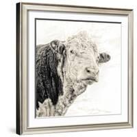 Close Up of Bull's Head-Mark Gemmell-Framed Photographic Print