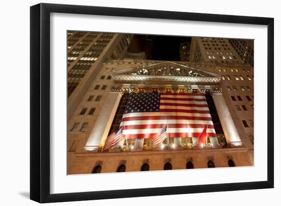 New York Stock Exchange, New York City-Sabine Jacobs-Framed Photographic Print