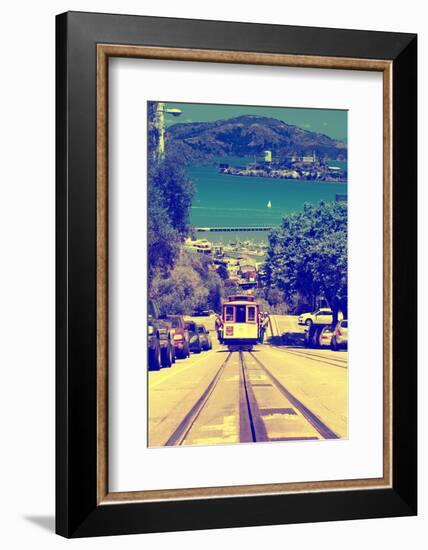 Cable Cars - Streets - Downtown - San Francisco - Californie - United States-Philippe Hugonnard-Framed Photographic Print