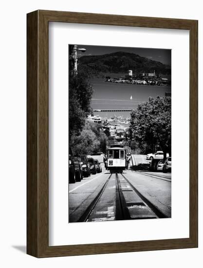 Cable Cars - Streets - Downtown - San Francisco - Californie - United States-Philippe Hugonnard-Framed Photographic Print