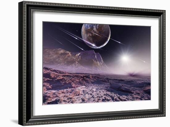 Alien Meteorite Shower, Artwork-Detlev Van Ravenswaay-Framed Photographic Print