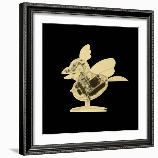 X-Ray of Toy Rooster-null-Framed Photographic Print