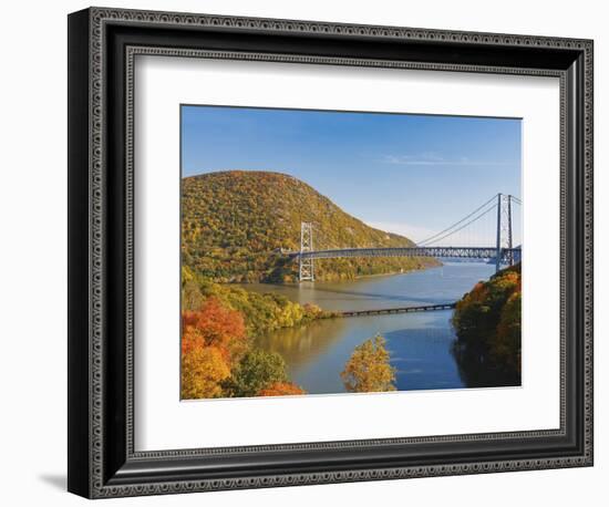 Bear Mountain Bridge spanning the Hudson River-Rudy Sulgan-Framed Photographic Print