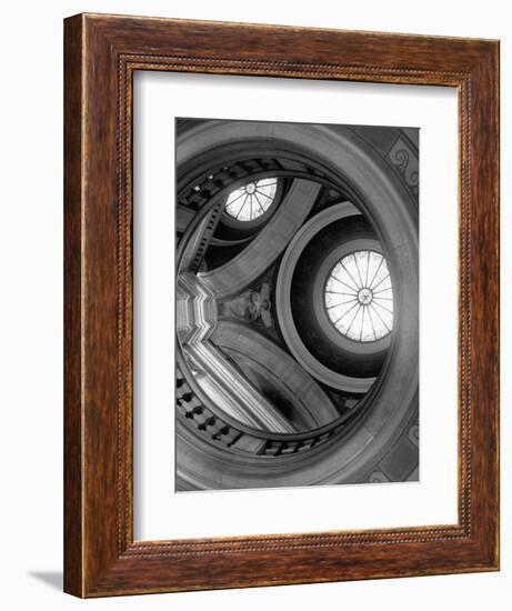 Interior of Essex County Courthouse Rotunda-Karen Tweedy-Holmes-Framed Photographic Print