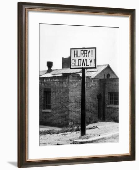 'Hurry! Slowly!'-J. Chettlburgh-Framed Photographic Print