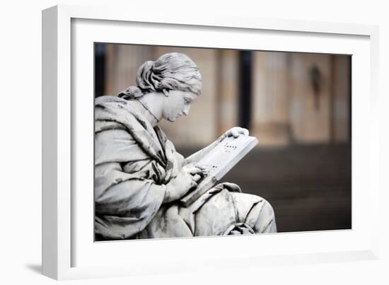 Statue in Berlin-Felipe Rodriguez-Framed Photographic Print