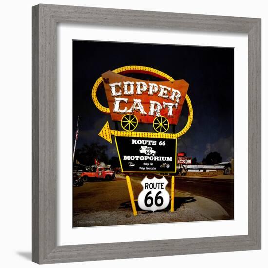 Retro Americana Sign-Salvatore Elia-Framed Photographic Print