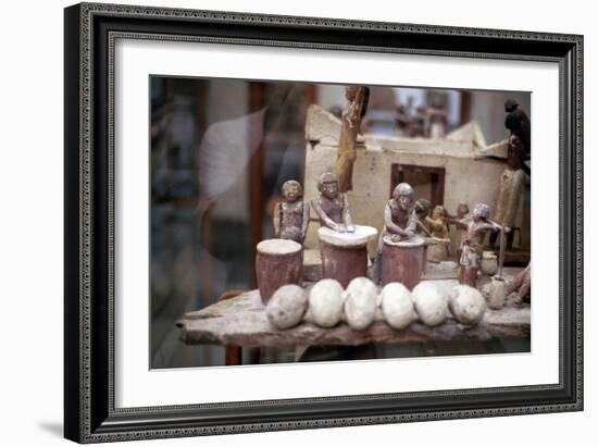 Funerary Tomb Model of a Bakery, Ancient Egyptian-null-Framed Photographic Print