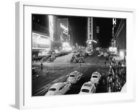 New York's Times Square at 45th St.-null-Framed Photographic Print