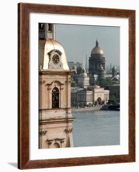 St.Peter and St.Poul's Cathedral, the Admiralty and St.Isaac's Cathedral-null-Framed Photographic Print