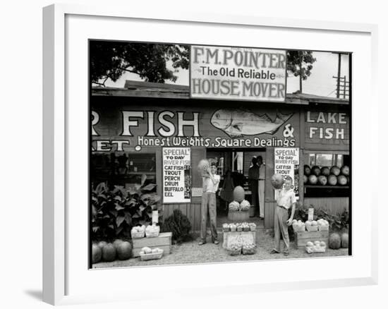 Roadside Stand Near Birmingham, Alabama-null-Framed Photographic Print