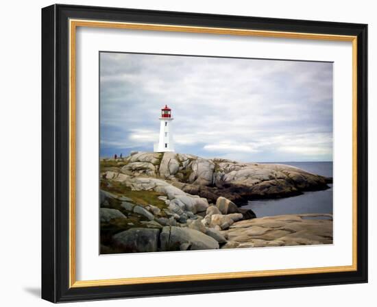 Peggy's Cove, NS-J.D. Mcfarlan-Framed Photographic Print