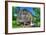 Old Barn and Cows-Robert Goldwitz-Framed Photographic Print