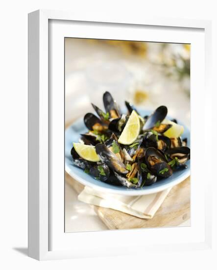 Marinated Mussels-Ian Garlick-Framed Photographic Print