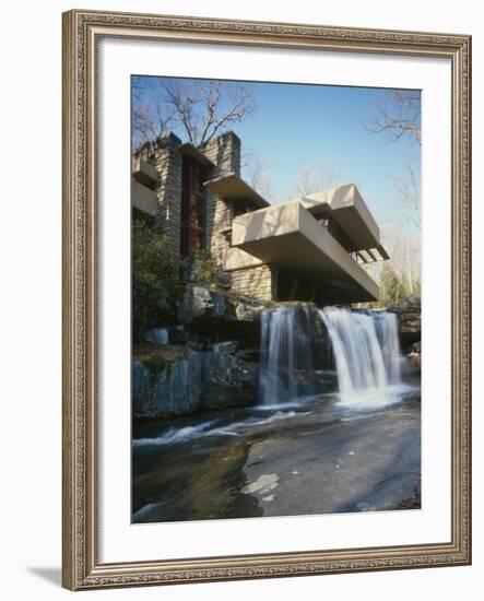 Fallingwater, State Route 381, Pennsylvania-Frank Lloyd Wright-Framed Photo