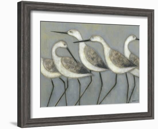 Shore Birds I-Norman Wyatt Jr^-Framed Art Print