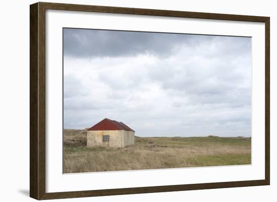 Old Barn, Reykjanes Peninsula, South West Iceland-Julia Wellner-Framed Photographic Print